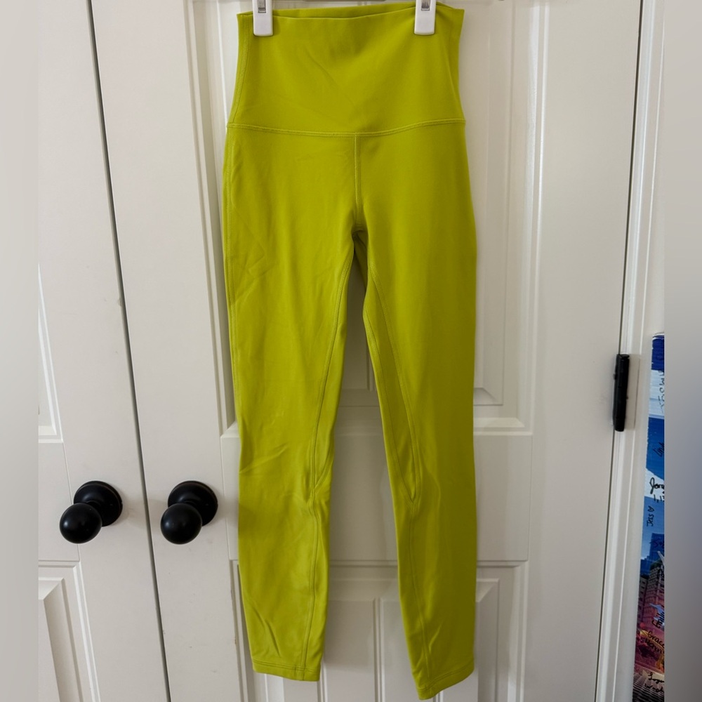 Lululemon Align Pant 25” (Yellow Serpentine)